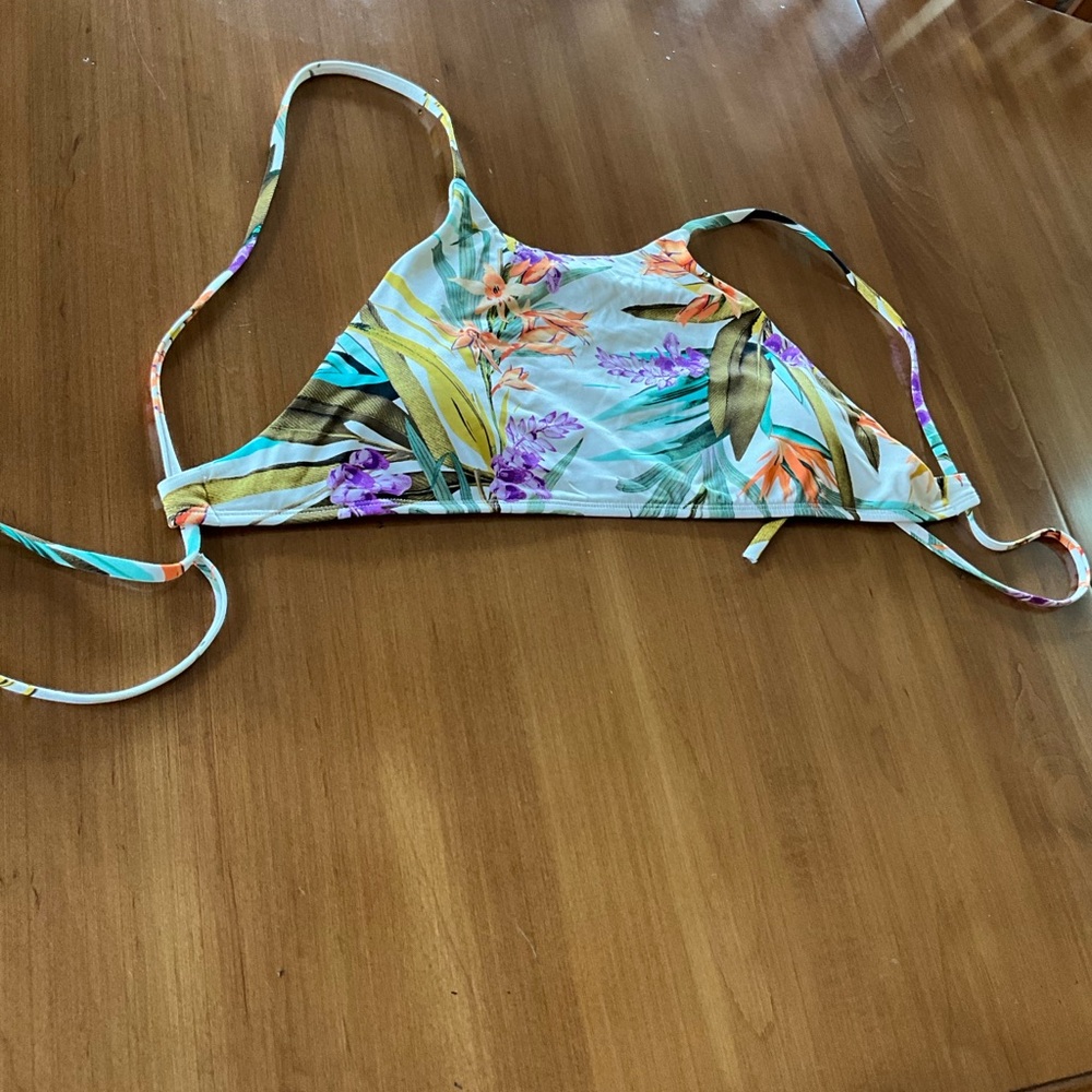 Floral Body Glove Bikini Top